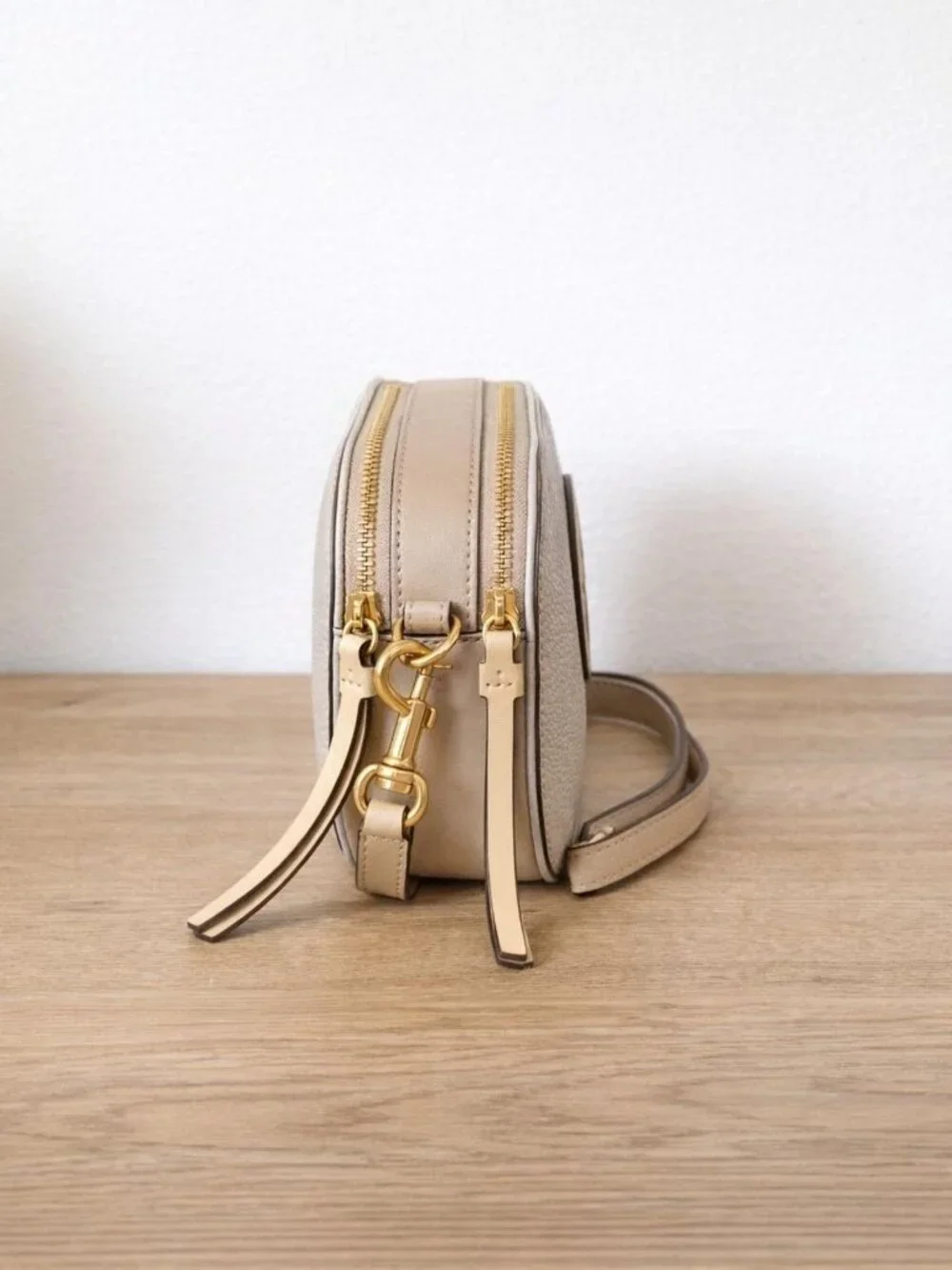 Tory Burch Mini Miller Colorblock Leather Crossbody Bag - Bay Gray Multi
